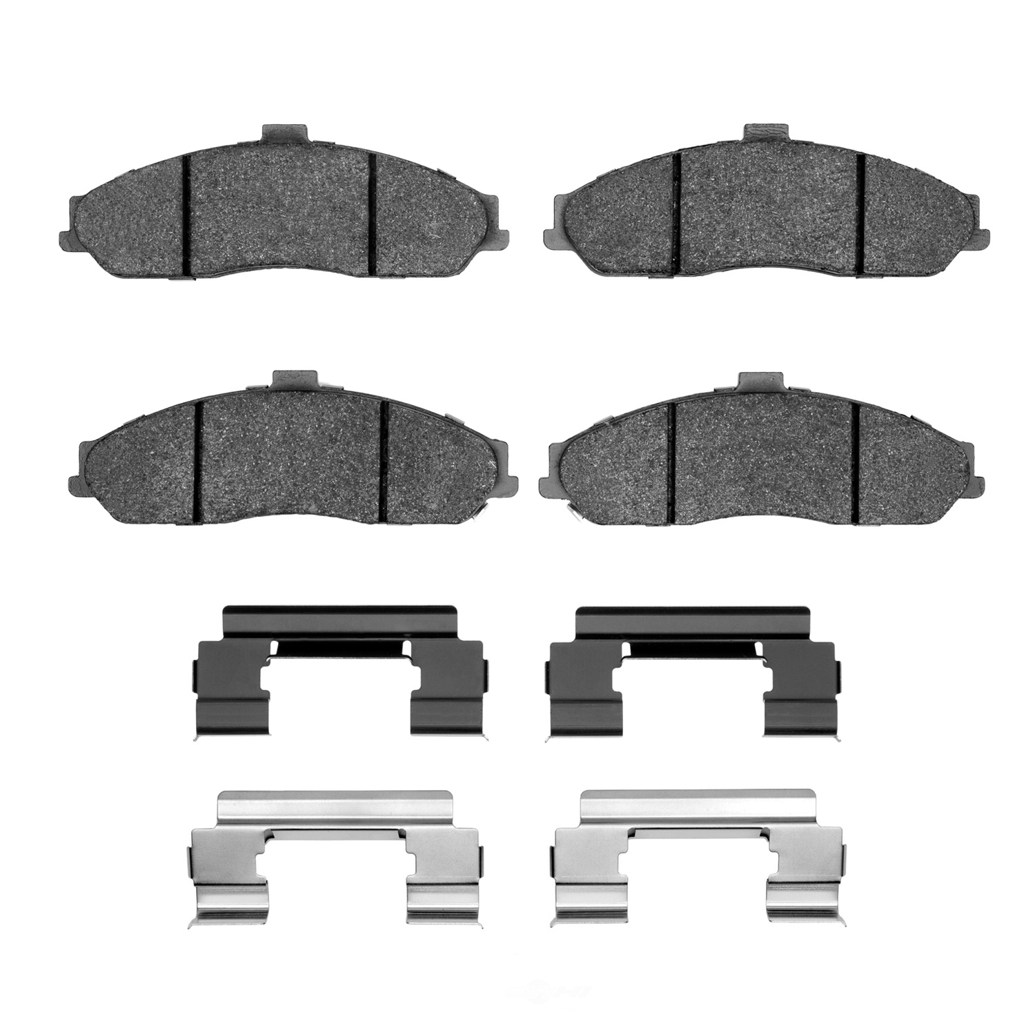 DFC - DFC 5000 Euro Ceramic Brake Pads and Hardware Kit (Front) - DF1 1600-0731-02