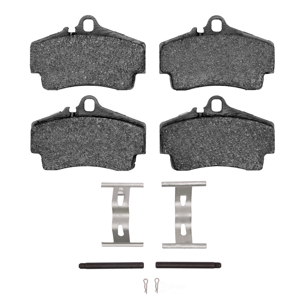 DFC - DFC 5000 Euro Ceramic Brake Pads and Hardware Kit (Rear) - DF1 1600-0738-01