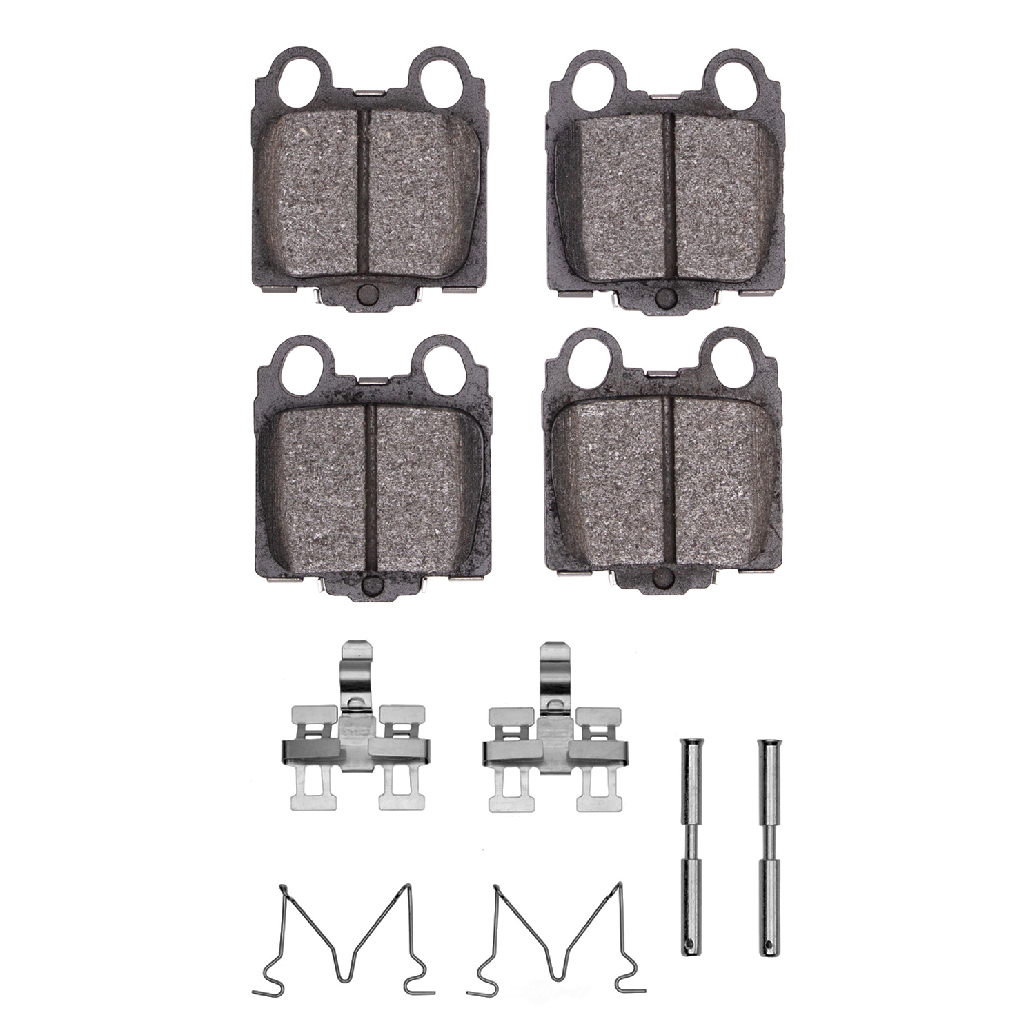 DFC - DFC 5000 Advanced Brake Pads - Ceramic and Hardware Kit (Rear) - DF1 1551-0771-01
