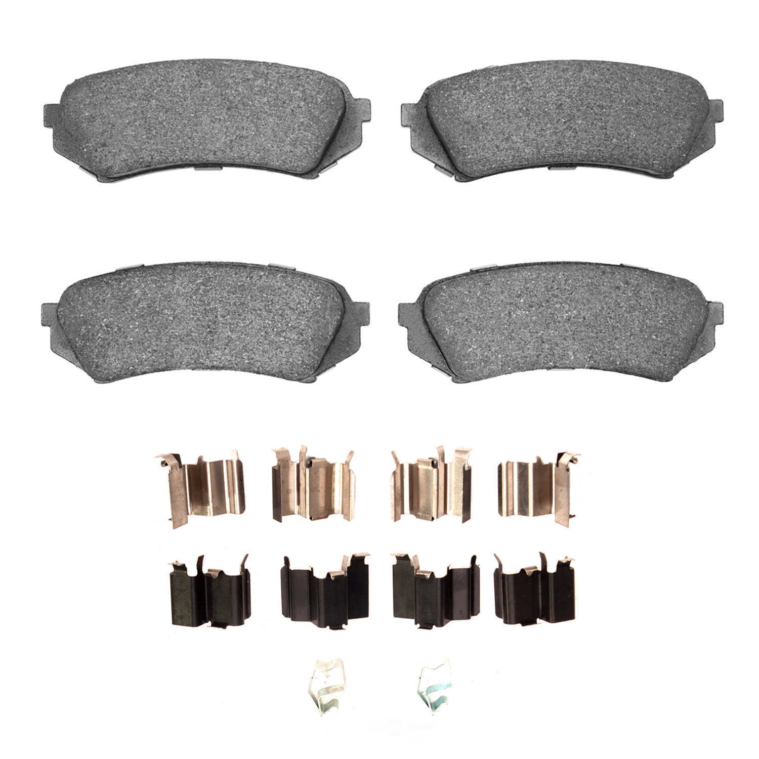 DFC - DFC 5000 Advanced Brake Pads - Ceramic and Hardware Kit (Rear) - DF1 1551-0773-01