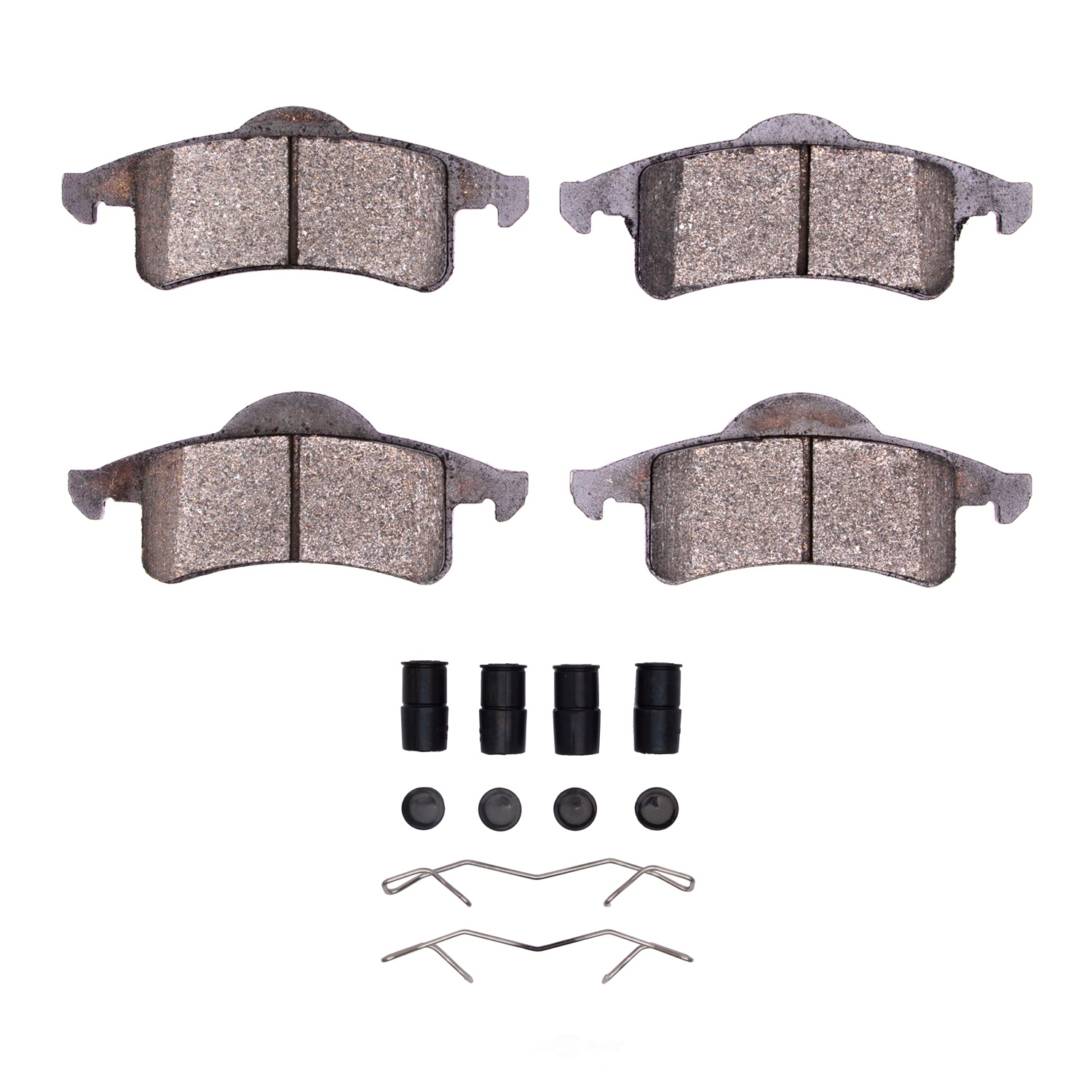 DFC - DFC 5000 Advanced Brake Pads - Semi Metallic and Hardware Kit (Rear) - DF1 1551-0791-01