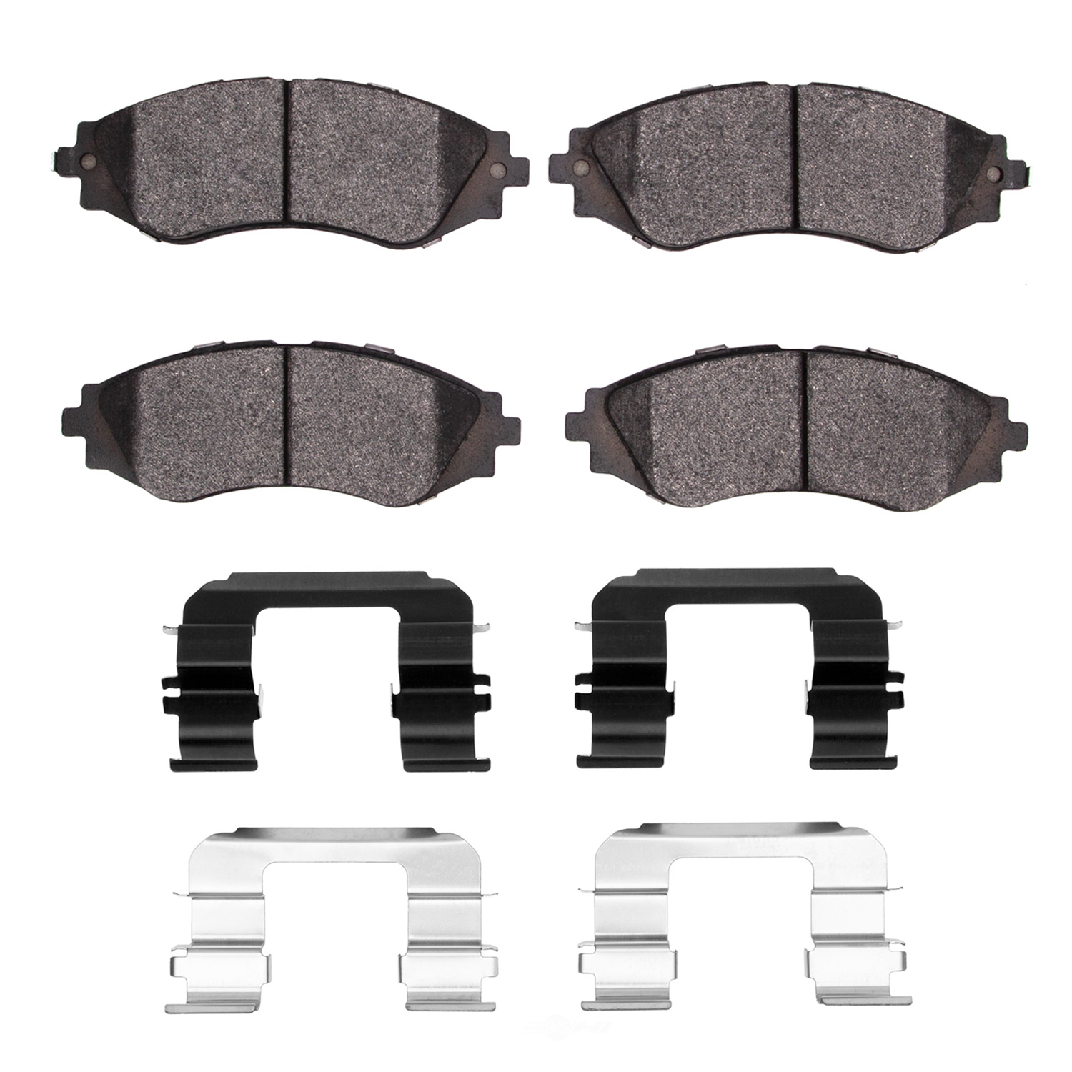 DFC - DFC 5000 Advanced Brake Pads - Ceramic and Hardware Kit (Front) - DF1 1551-0797-01