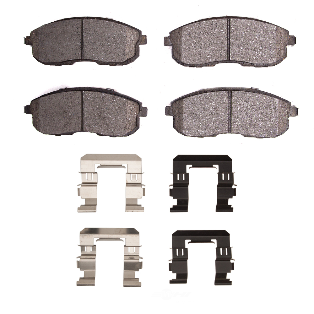 DFC - DFC 5000 Advanced Brake Pads - Ceramic and Hardware Kit (Front) - DF1 1551-0815-12