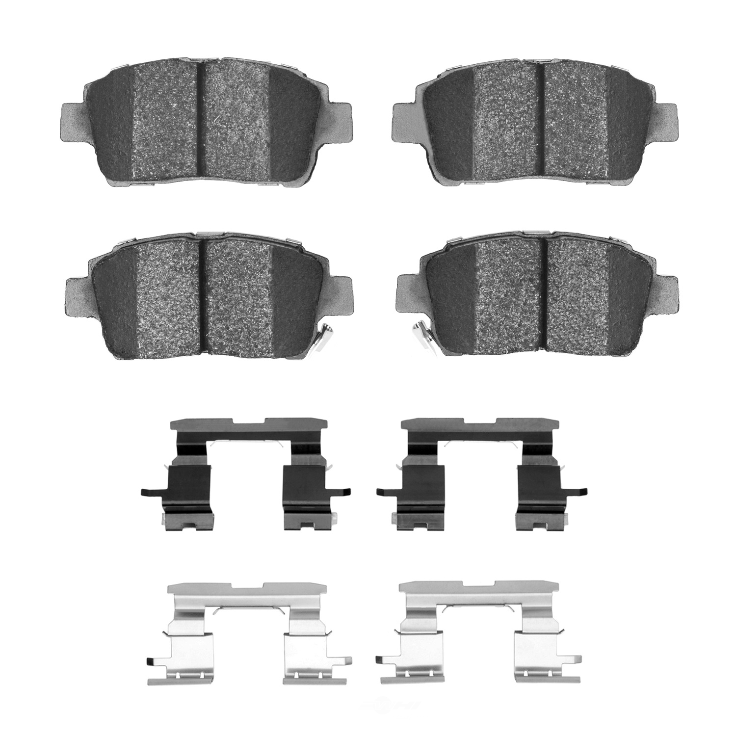DFC - DFC 5000 Advanced Brake Pads - Ceramic and Hardware Kit (Front) - DF1 1551-0822-01
