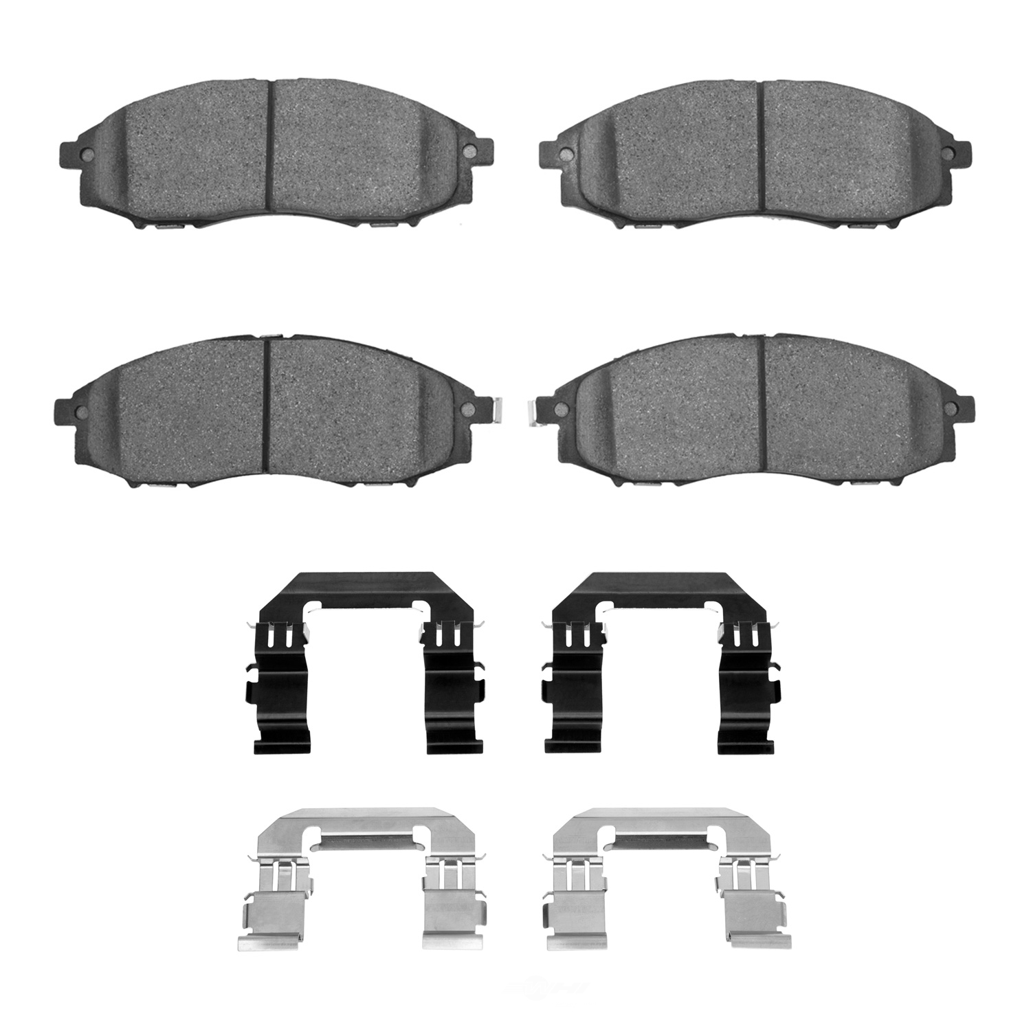 DFC - DFC 5000 Advanced Brake Pads - Semi Metallic and Hardware Kit (Front) - DF1 1551-0830-01