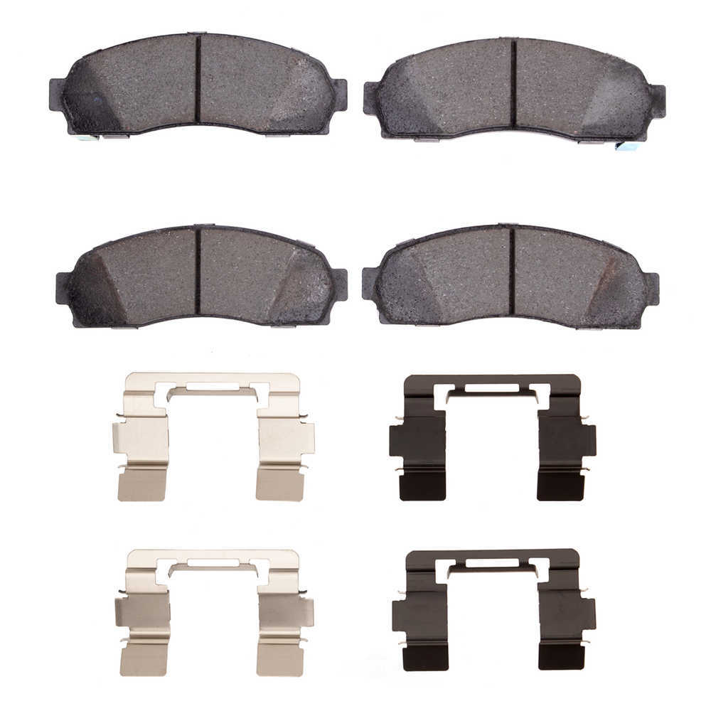 DFC - DFC 5000 Advanced Brake Pads - Ceramic and Hardware Kit (Front) - DF1 1551-0833-01