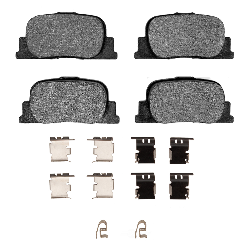 DFC - DFC 5000 Advanced Brake Pads - Ceramic and Hardware Kit (Rear) - DF1 1551-0835-01