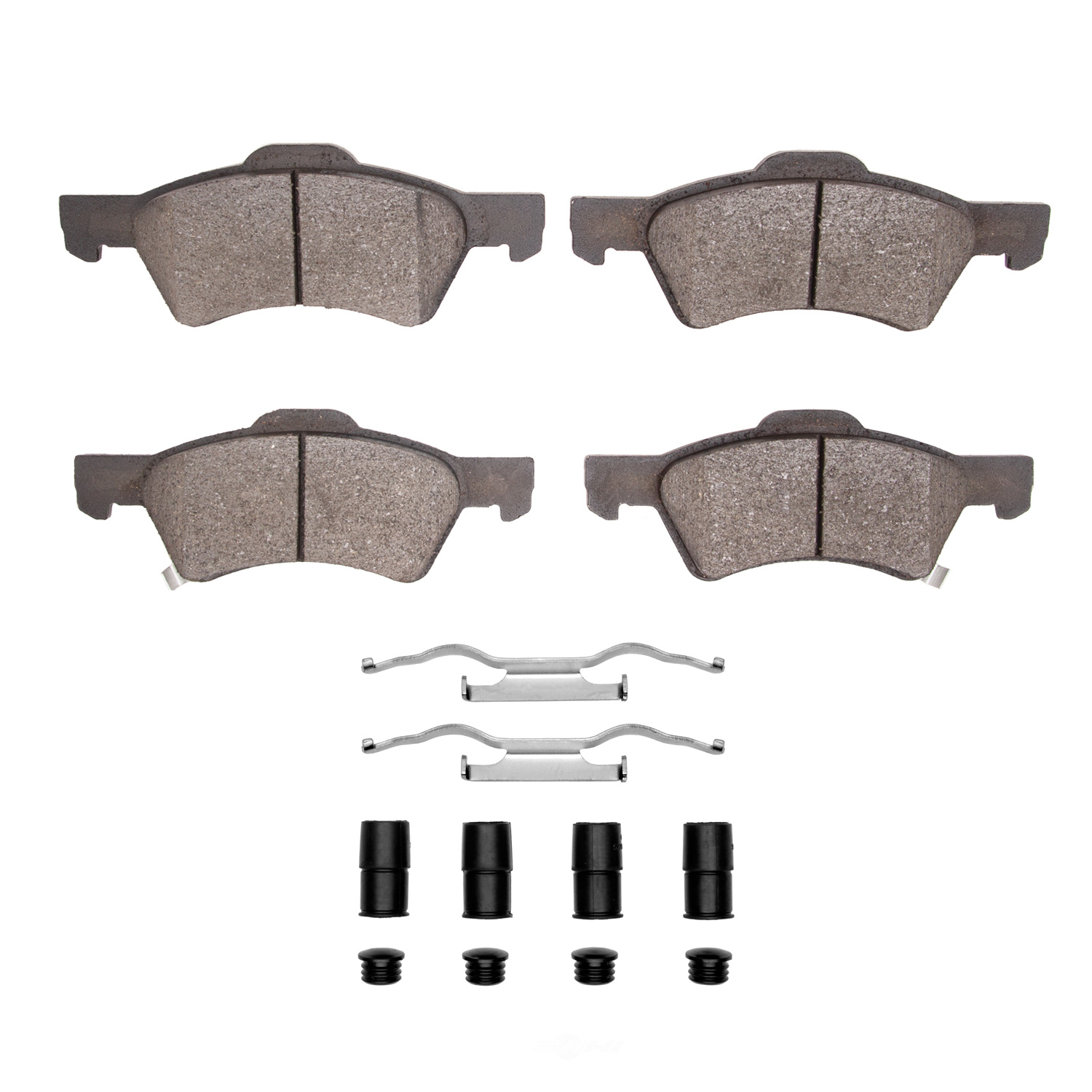 DFC - DFC 5000 Advanced Brake Pads - Semi Metallic and Hardware Kit (Front) - DF1 1551-0857-01
