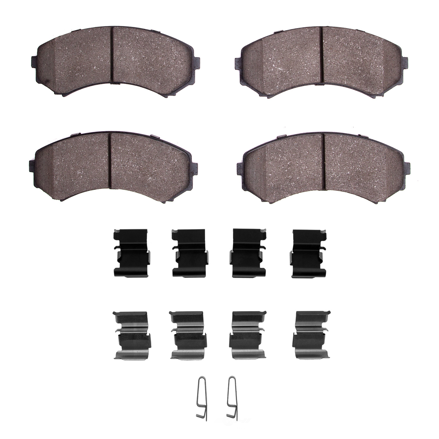 DFC - DFC 5000 Advanced Brake Pads - Ceramic and Hardware Kit (Front) - DF1 1551-0867-01
