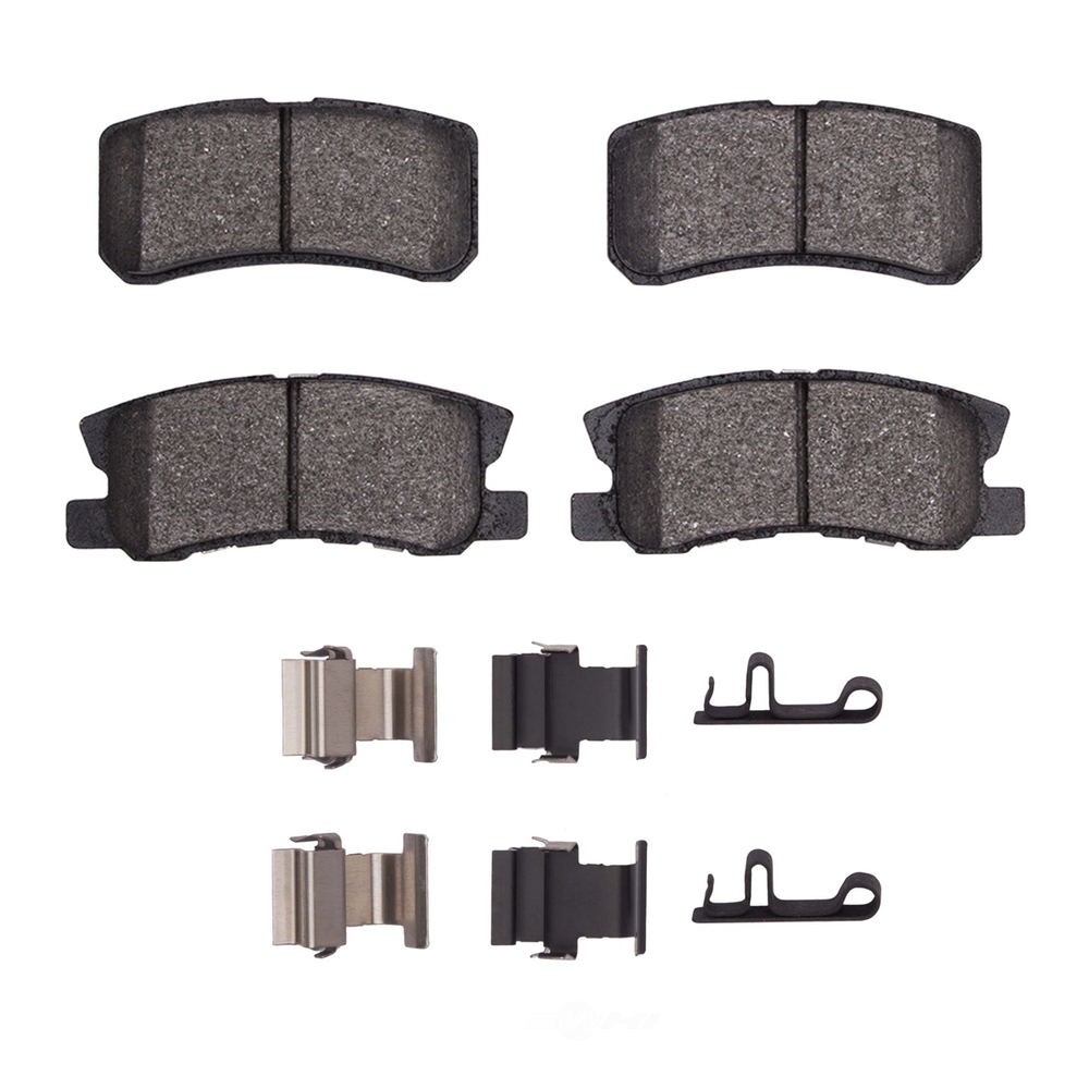 DFC - DFC 5000 Advanced Brake Pads - Ceramic and Hardware Kit (Rear) - DF1 1551-0868-01
