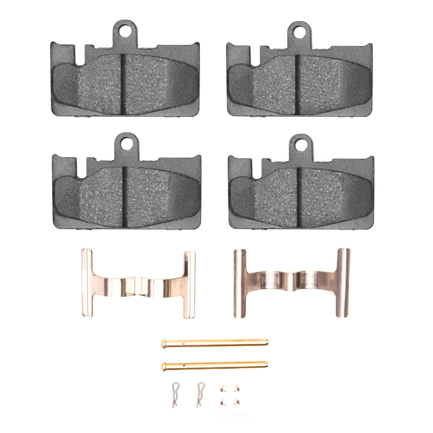 DFC - DFC 5000 Advanced Brake Pads - Ceramic and Hardware Kit (Rear) - DF1 1551-0871-01