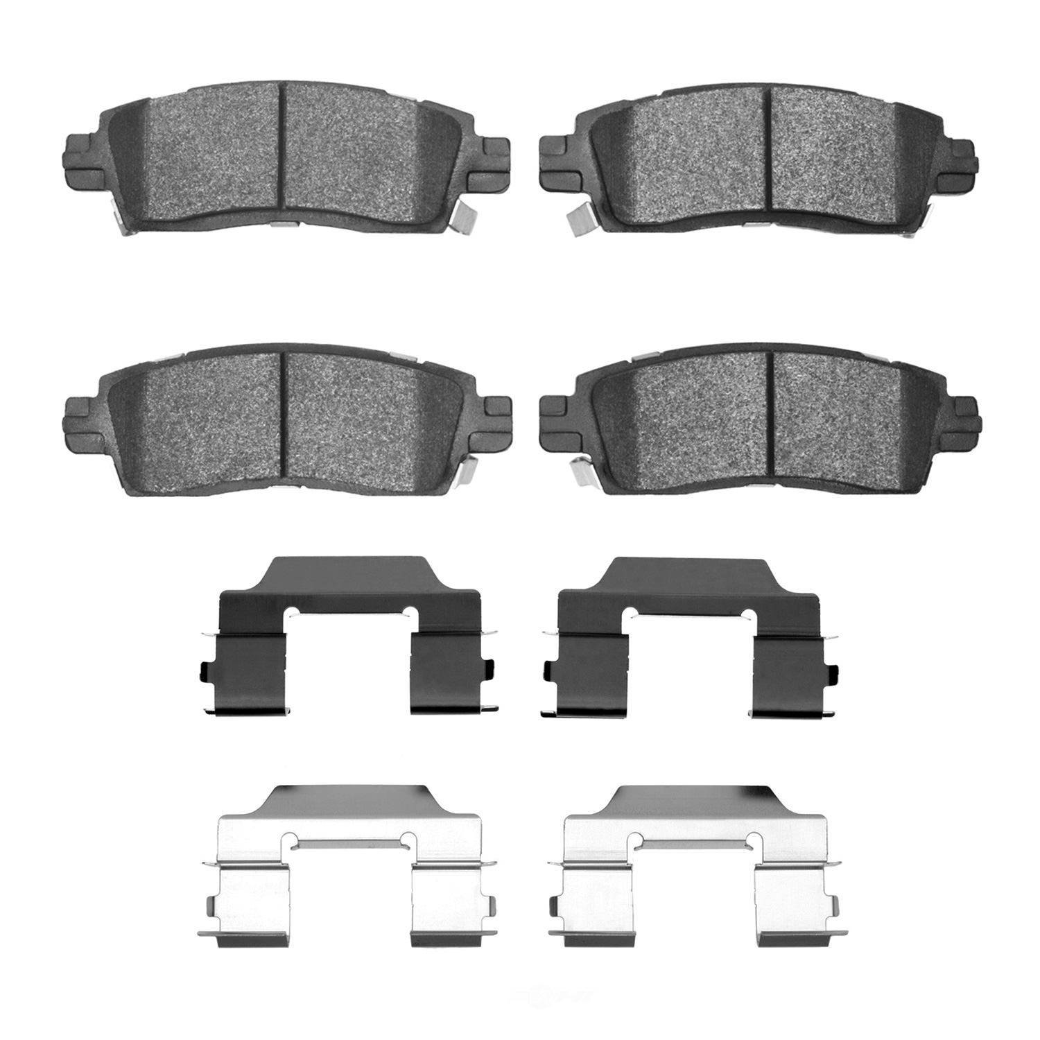 DFC - DFC 5000 Advanced Brake Pads - Ceramic and Hardware Kit (Rear) - DF1 1551-0883-01