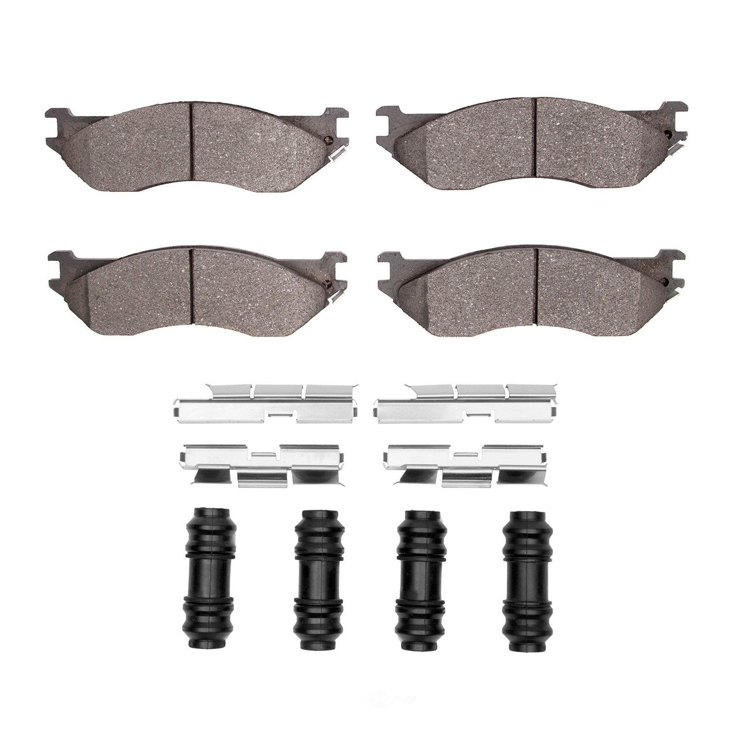DFC - DFC 5000 Advanced Brake Pads - Semi Metallic and Hardware Kit (Front) - DF1 1551-0897-01