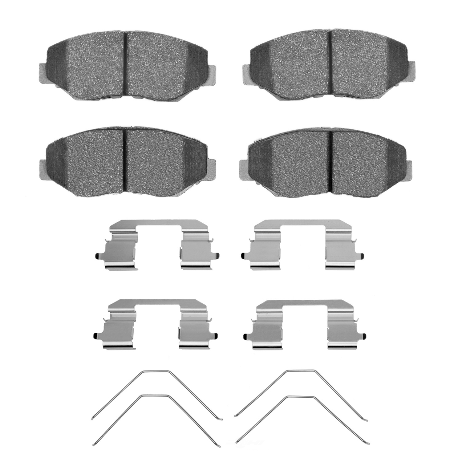 DFC - DFC 5000 Advanced Brake Pads - Ceramic and Hardware Kit (Front) - DF1 1551-0914-01