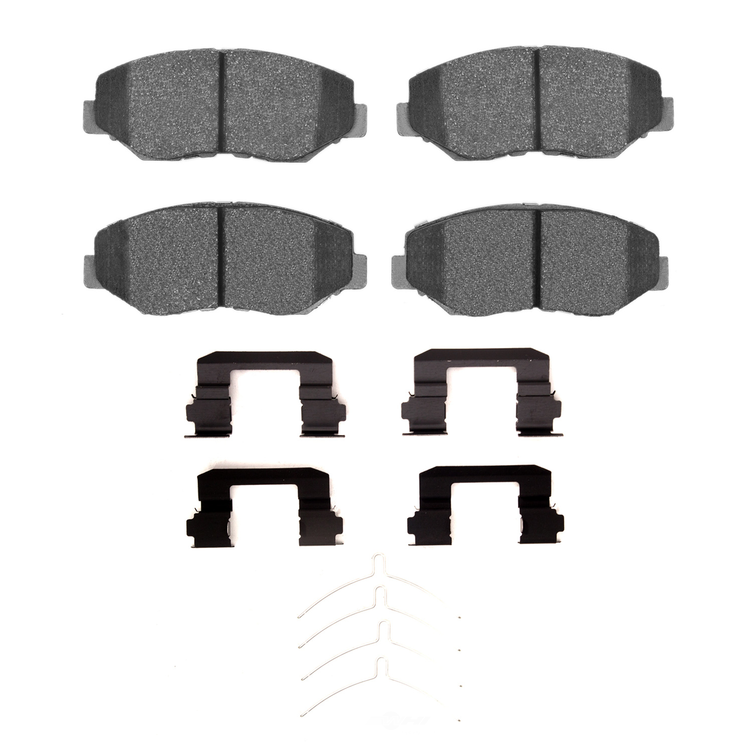DFC - DFC 5000 Advanced Brake Pads - Ceramic and Hardware Kit (Front) - DF1 1551-0914-02