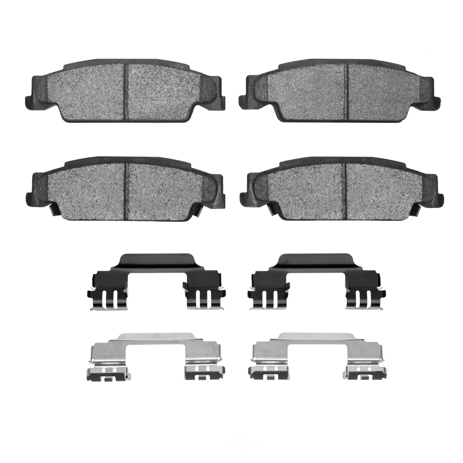 DFC - DFC 5000 Advanced Brake Pads - Ceramic and Hardware Kit - DF1 1551-0922-01