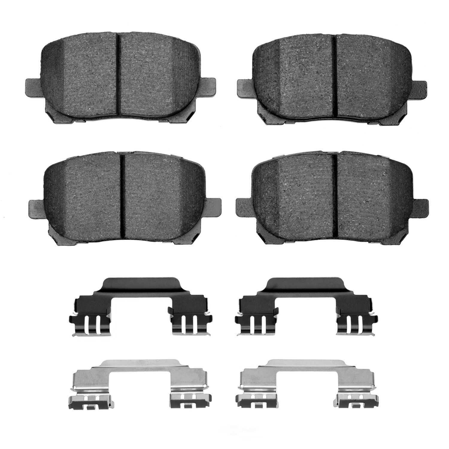 DFC - DFC 5000 Advanced Brake Pads - Ceramic and Hardware Kit (Front) - DF1 1551-0923-01