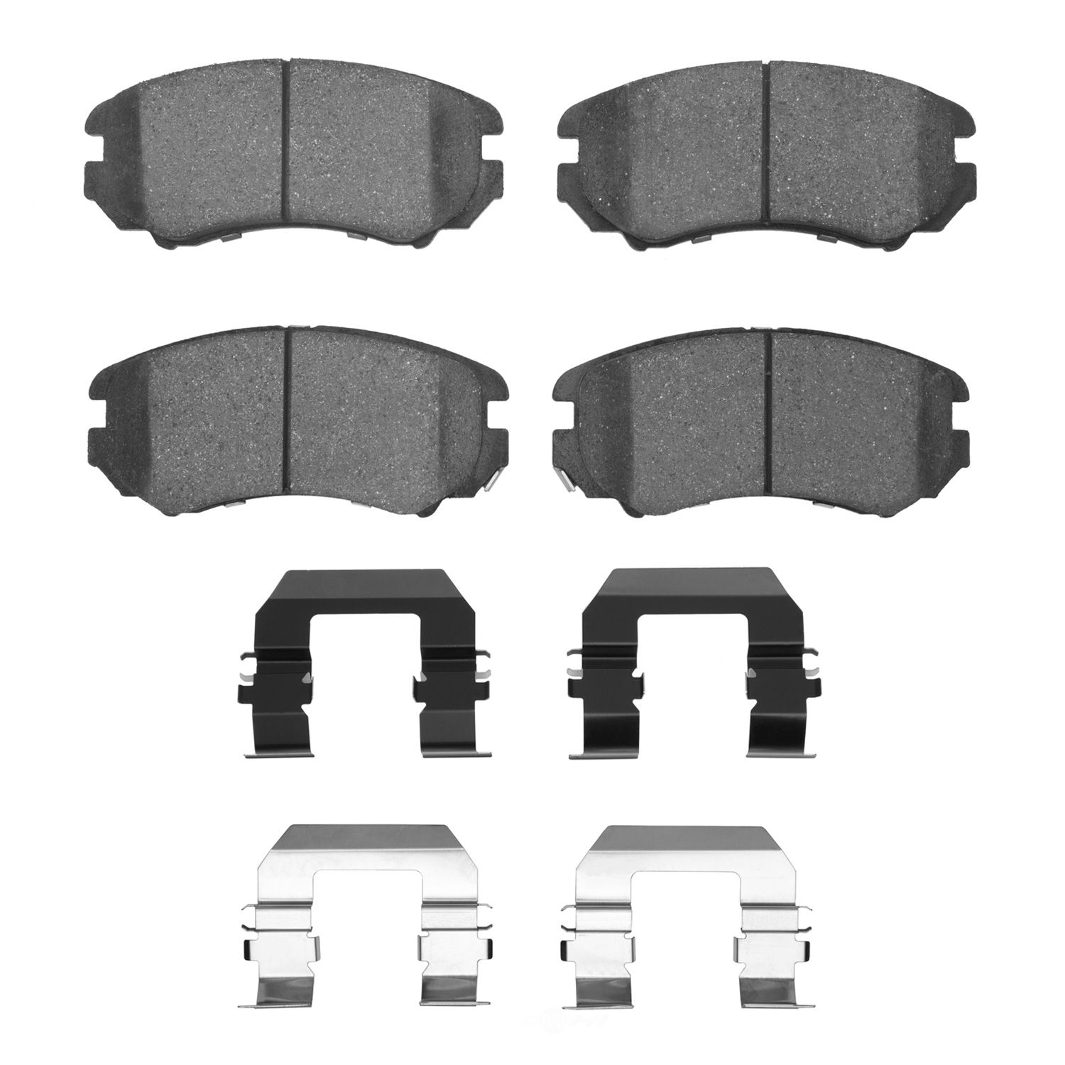 DFC - DFC 5000 Advanced Brake Pads - Ceramic and Hardware Kit (Front) - DF1 1551-0924-01
