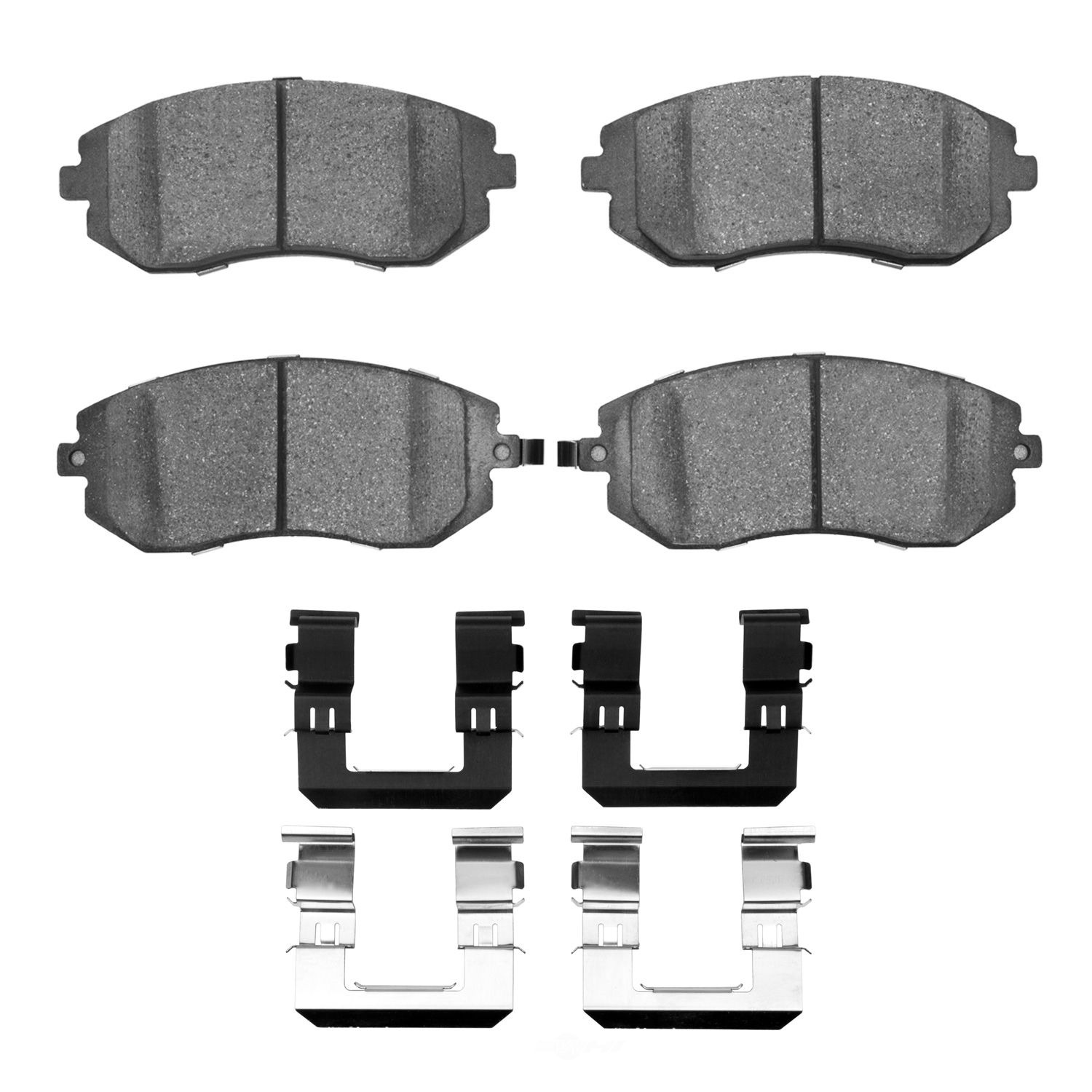 DFC - DFC 5000 Advanced Brake Pads - Ceramic and Hardware Kit (Front) - DF1 1551-0929-01