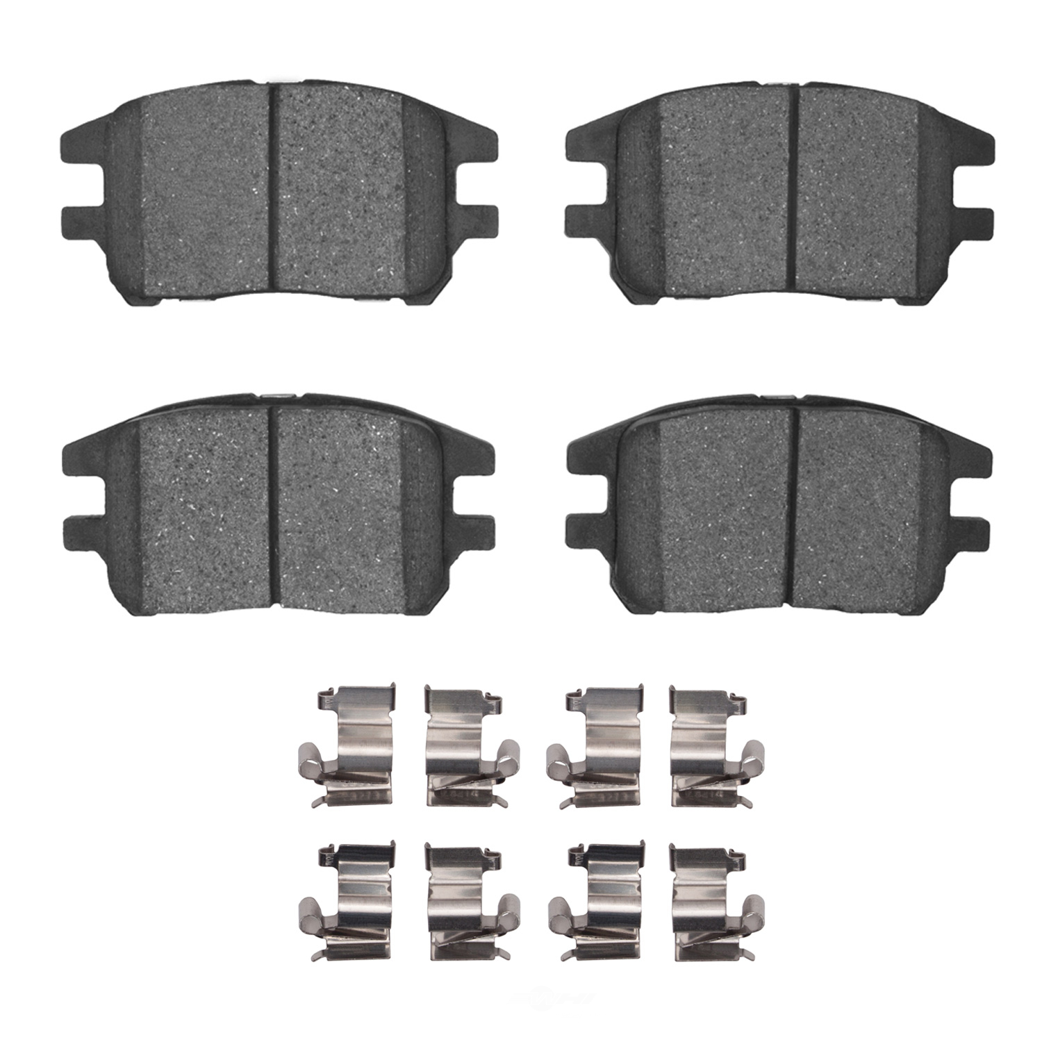DFC - DFC 5000 Advanced Brake Pads - Ceramic and Hardware Kit (Front) - DF1 1551-0930-01