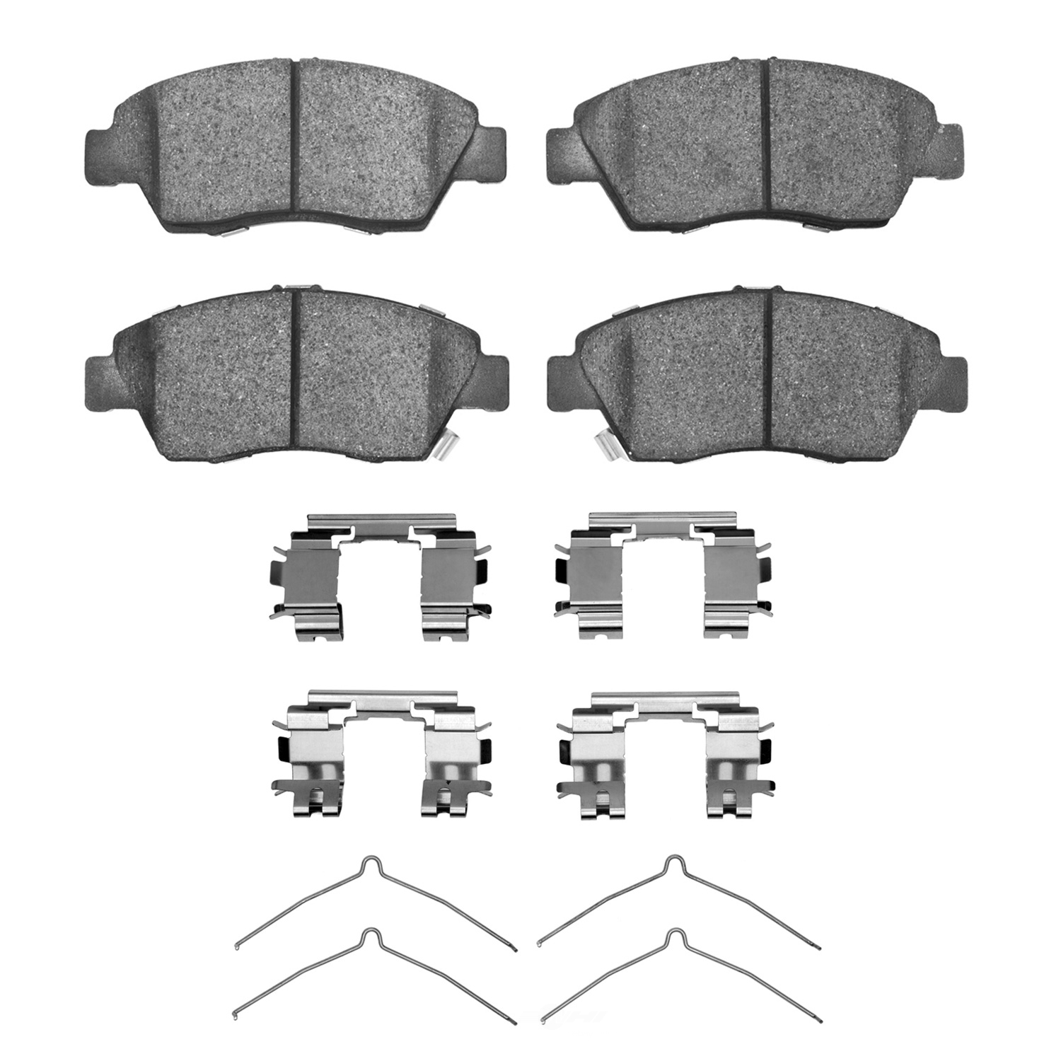 DFC - DFC 5000 Advanced Brake Pads - Ceramic and Hardware Kit (Front) - DF1 1551-0948-01