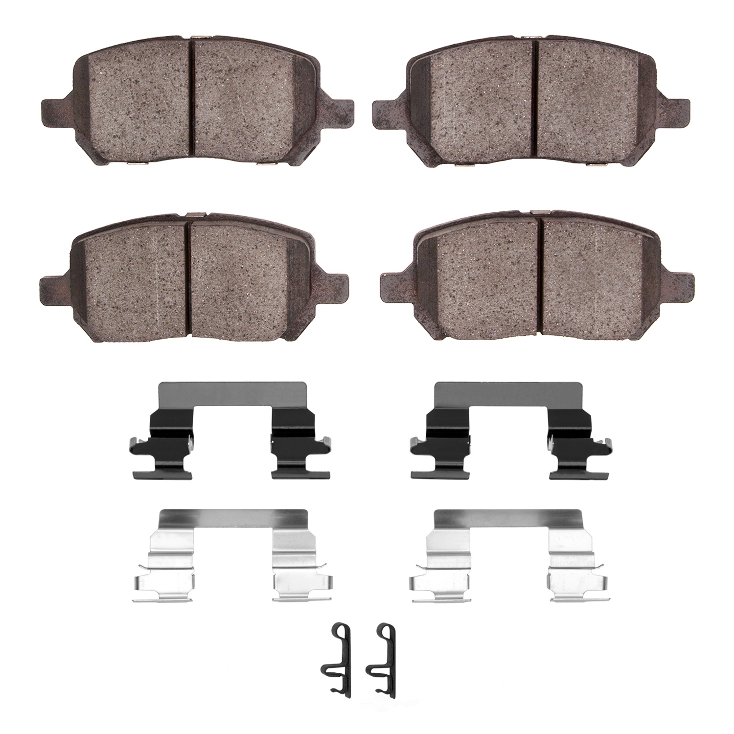 DFC - DFC 5000 Advanced Brake Pads - Ceramic and Hardware Kit (Front) - DF1 1551-0956-01