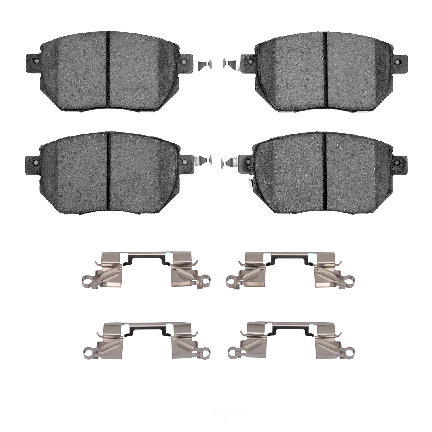 DFC - DFC 5000 Advanced Brake Pads - Ceramic and Hardware Kit (Front) - DF1 1551-0969-01