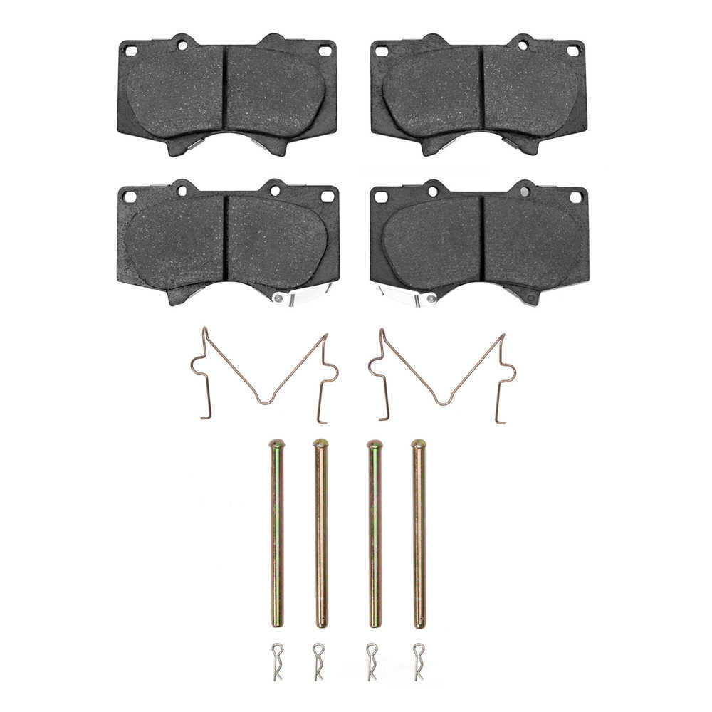DFC - DFC 5000 Advanced Brake Pads - Ceramic and Hardware Kit (Front) - DF1 1551-0976-01