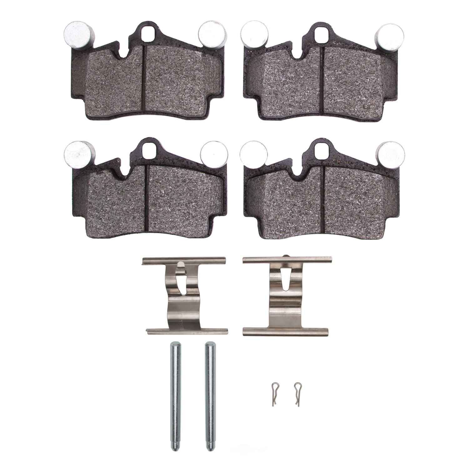 DFC - DFC 5000 Advanced Brake Pads - Ceramic and Hardware Kit (Rear) - DF1 1552-0978-01