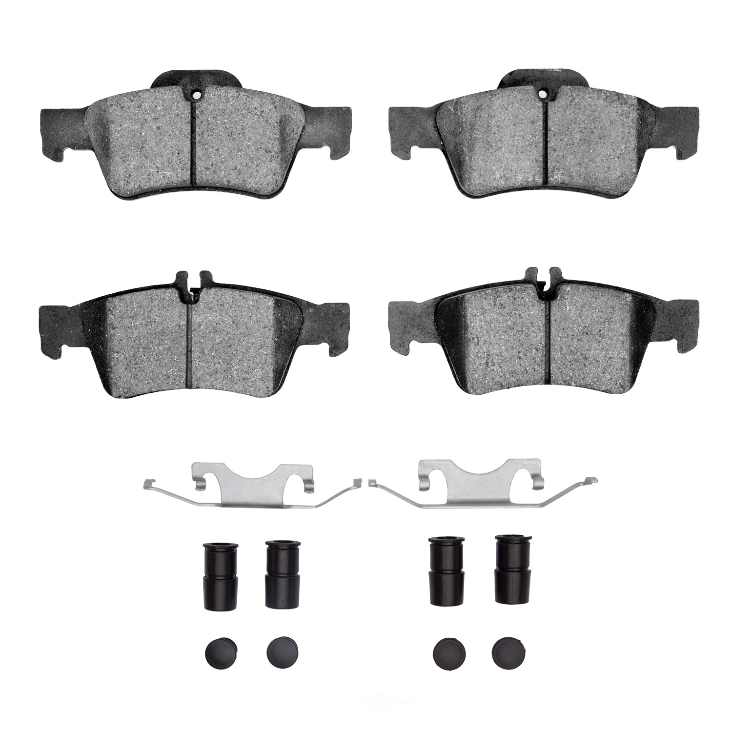 DFC - DFC 5000 Advanced Brake Pads - Ceramic and Hardware Kit (Rear) - DF1 1551-0986-01