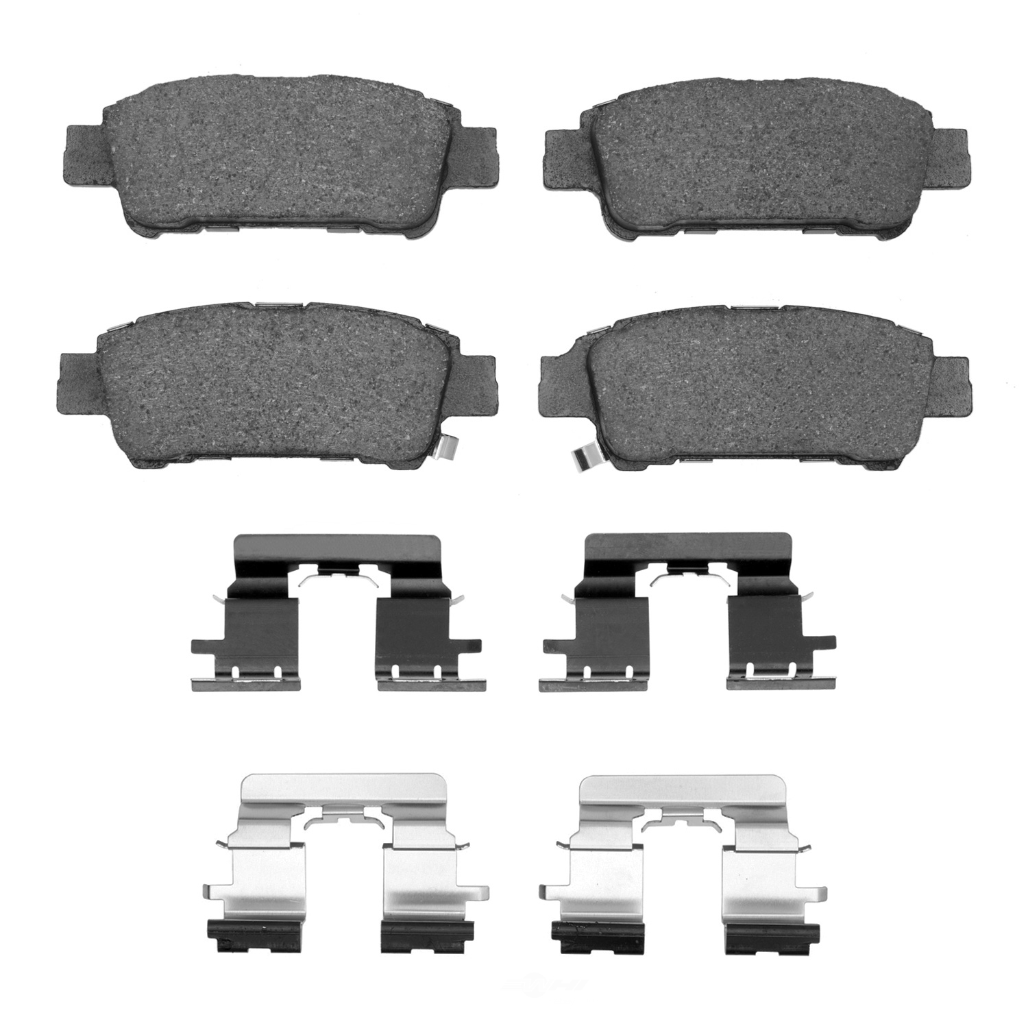 DFC - DFC 5000 Advanced Brake Pads - Ceramic and Hardware Kit (Rear) - DF1 1551-0995-01