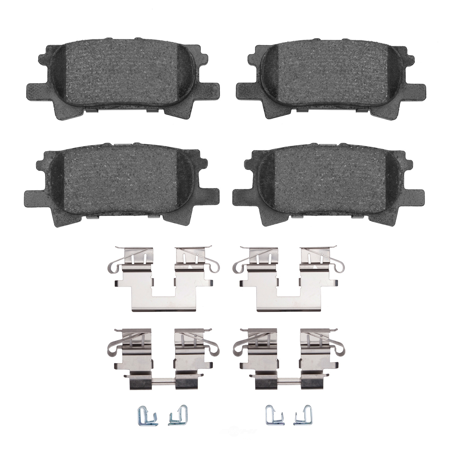 DFC - DFC 5000 Advanced Brake Pads - Ceramic and Hardware Kit (Rear) - DF1 1551-0996-01