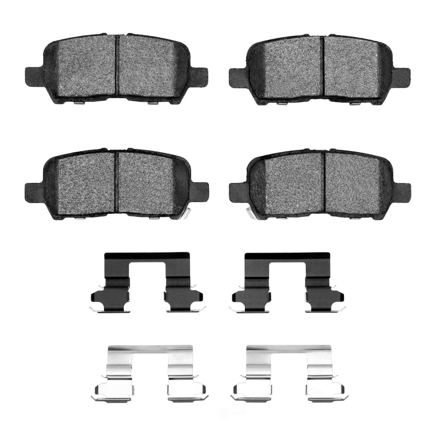 DFC - DFC 5000 Advanced Brake Pads - Ceramic and Hardware Kit (Rear) - DF1 1551-0999-01