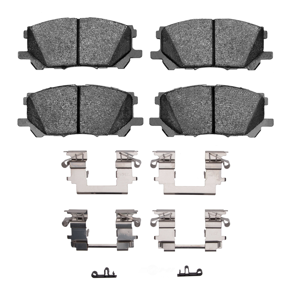 DFC - DFC 5000 Advanced Brake Pads - Ceramic and Hardware Kit (Front) - DF1 1551-1005-01