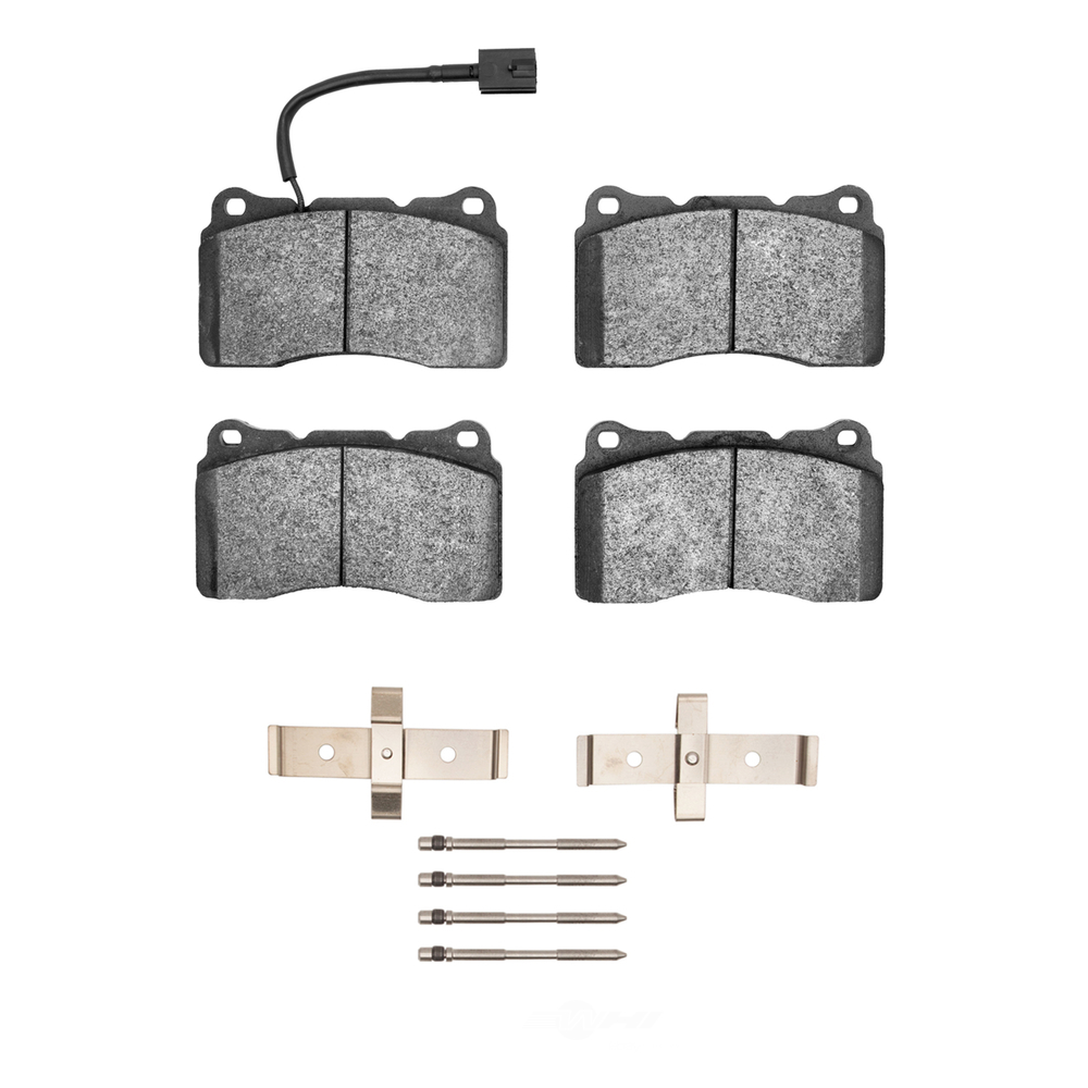 DFC - DFC 5000 Advanced Brake Pads - Low Metallic and Hardware Kit (Front) - DF1 1551-1016-01