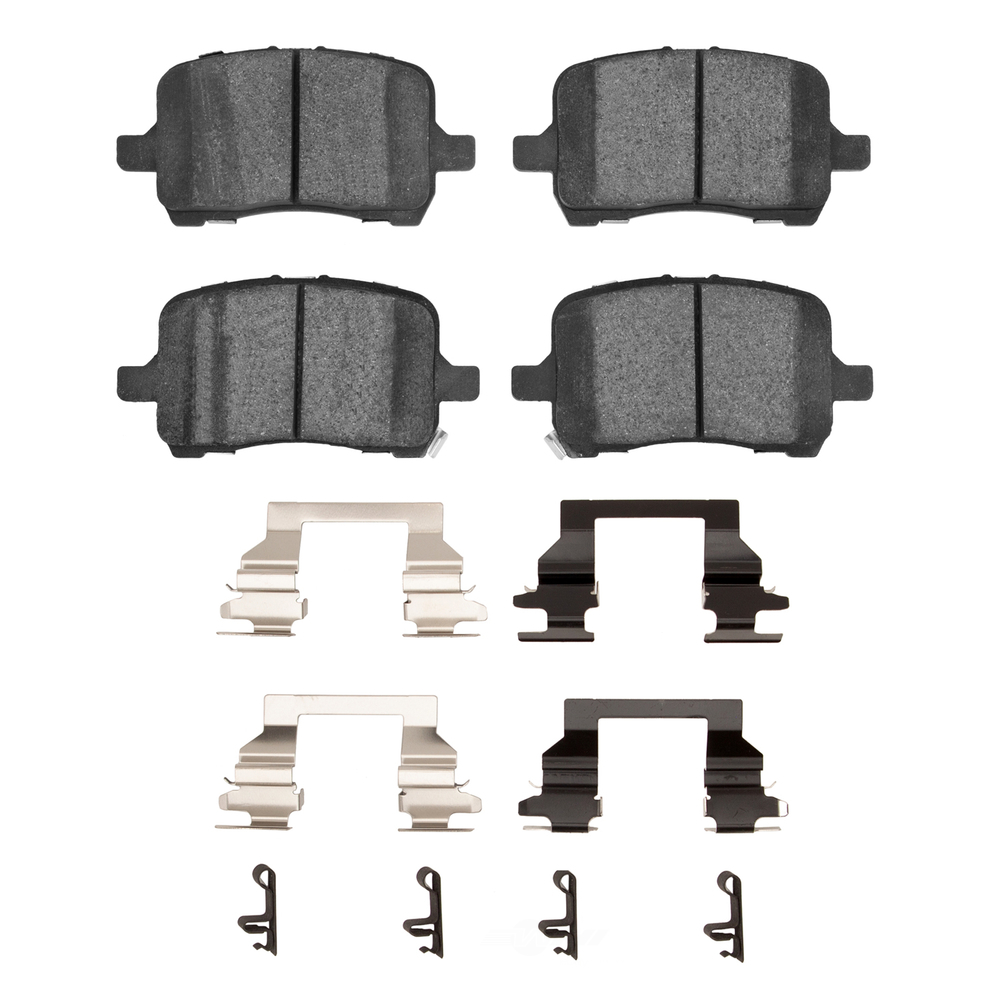 DFC - DFC 5000 Advanced Brake Pads - Ceramic and Hardware Kit (Front) - DF1 1552-1028-01