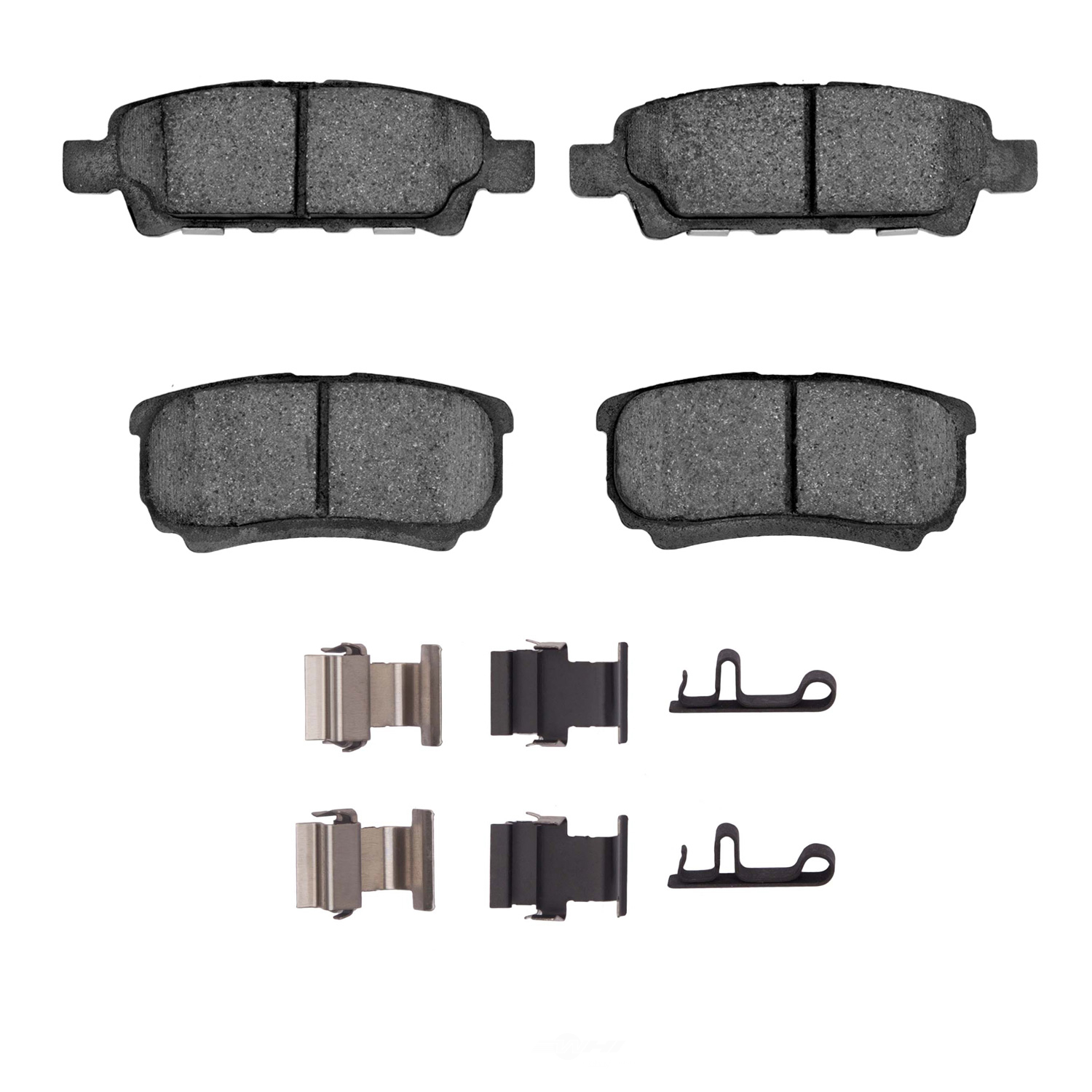 DFC - DFC 5000 Advanced Brake Pads - Ceramic and Hardware Kit (Rear) - DF1 1551-1037-01