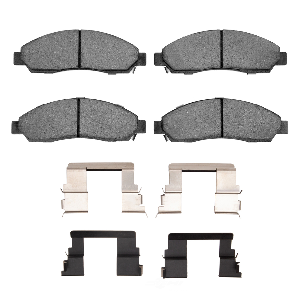 DFC - DFC 5000 Advanced Brake Pads - Ceramic and Hardware Kit (Front) - DF1 1551-1039-01