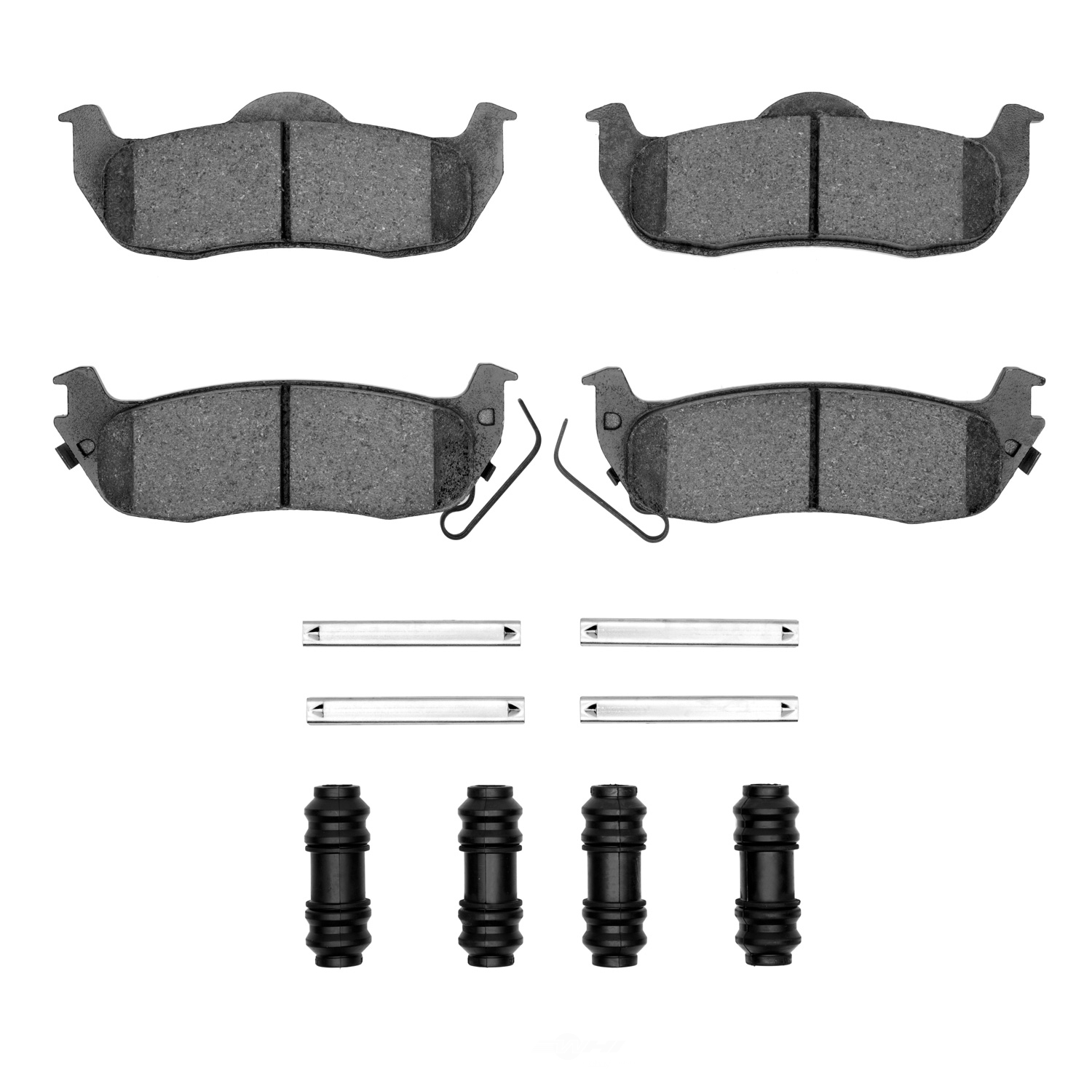 DFC - DFC 5000 Advanced Brake Pads - Ceramic and Hardware Kit (Rear) - DF1 1551-1041-01