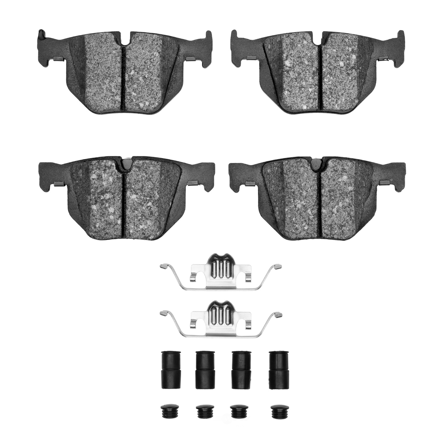 DFC - DFC 5000 Advanced Brake Pads - Ceramic and Hardware Kit (Rear) - DF1 1551-1042-01