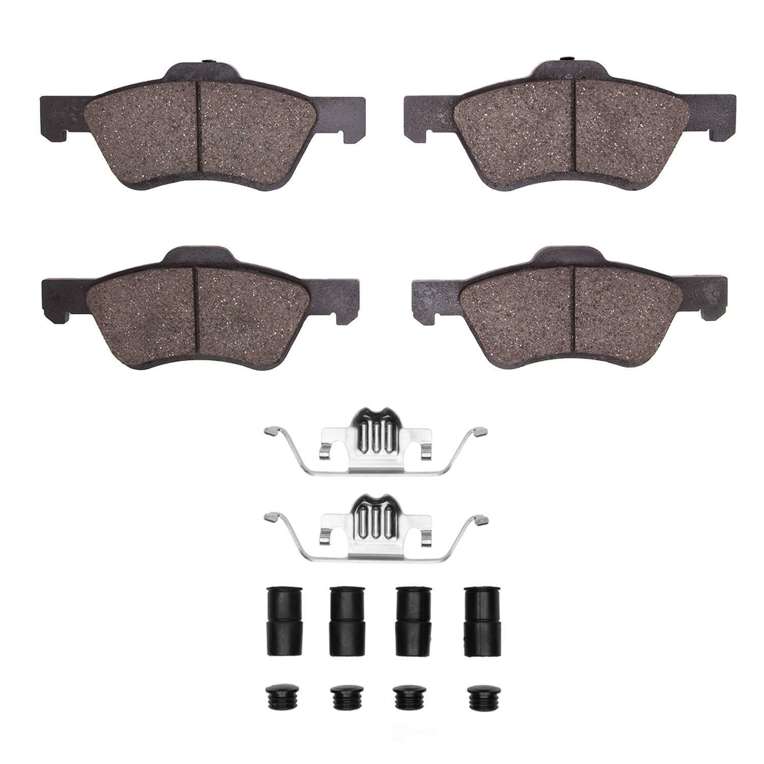 DFC - DFC 5000 Advanced Brake Pads - Ceramic and Hardware Kit (Front) - DF1 1551-1047-01