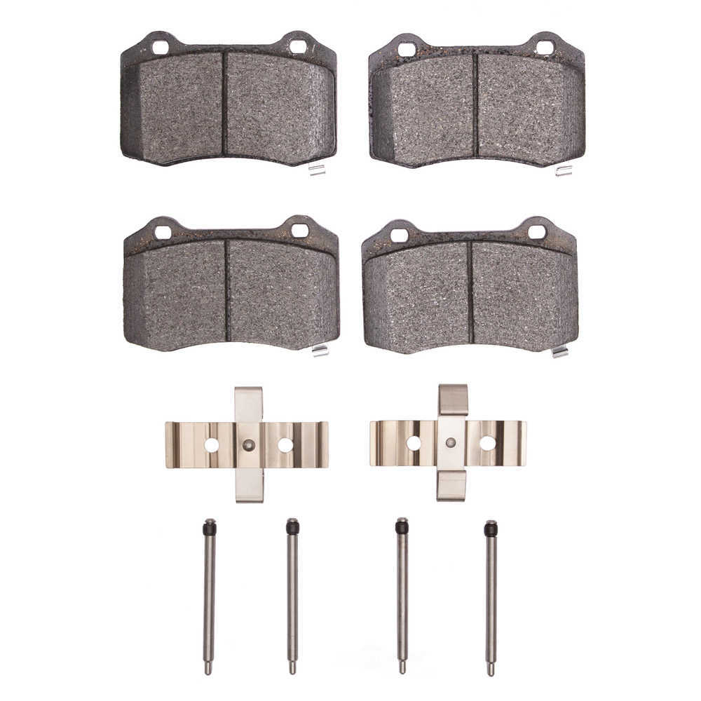 DFC - DFC 5000 Advanced Brake Pads - Low Metallic and Hardware Kit (Rear) - DF1 1551-1053-01
