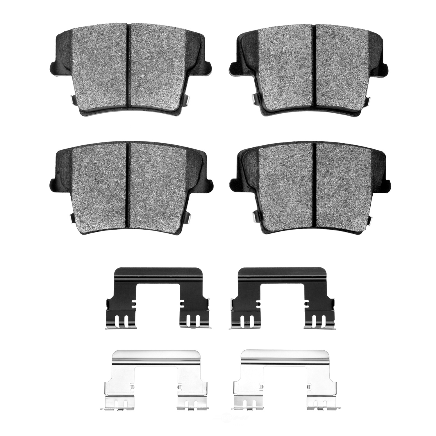 DFC - DFC 5000 Advanced Brake Pads - Ceramic and Hardware Kit (Rear) - DF1 1551-1057-03