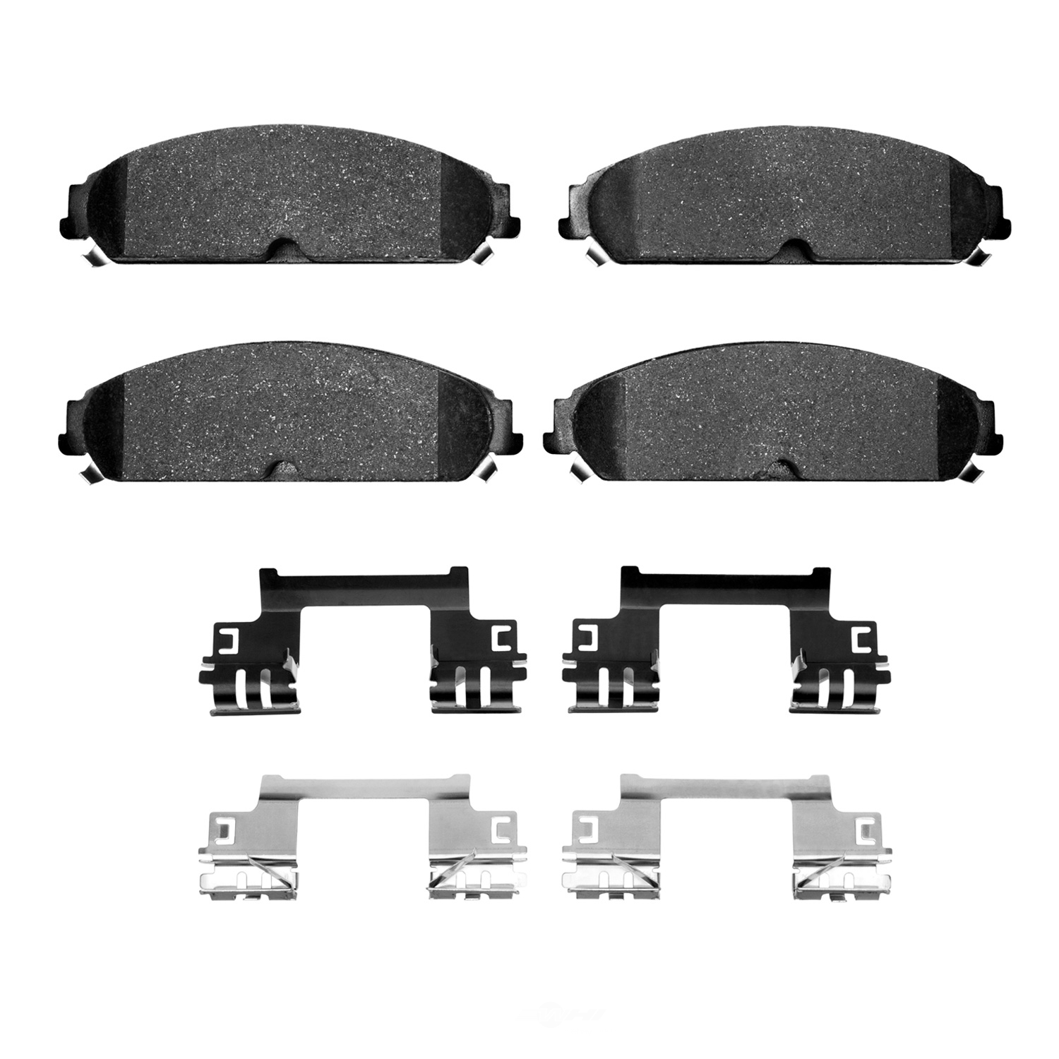 DFC - DFC 5000 Advanced Brake Pads - Ceramic and Hardware Kit (Front) - DF1 1551-1058-02