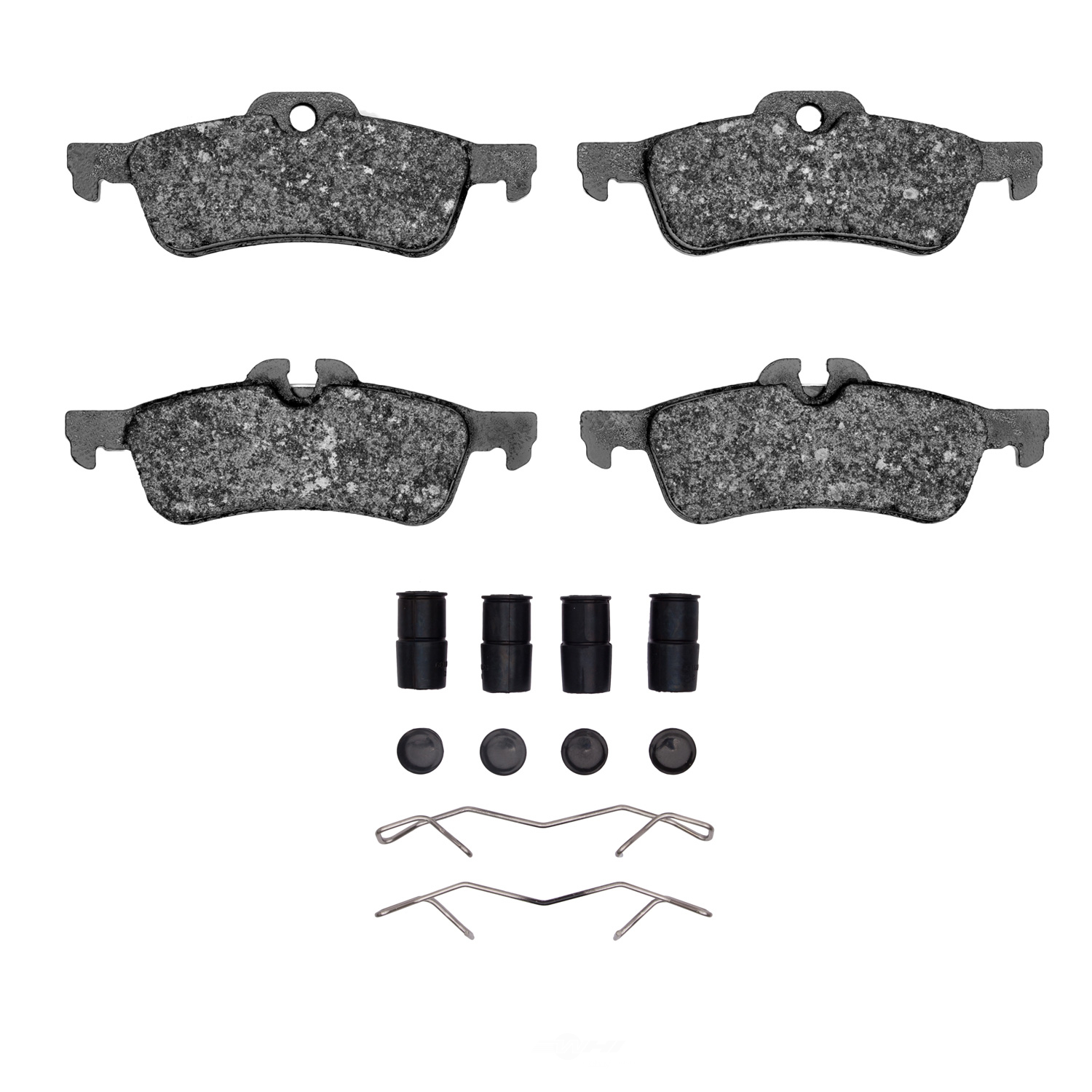 DFC - DFC 5000 Euro Ceramic Brake Pads and Hardware Kit (Rear) - DF1 1600-1060-01