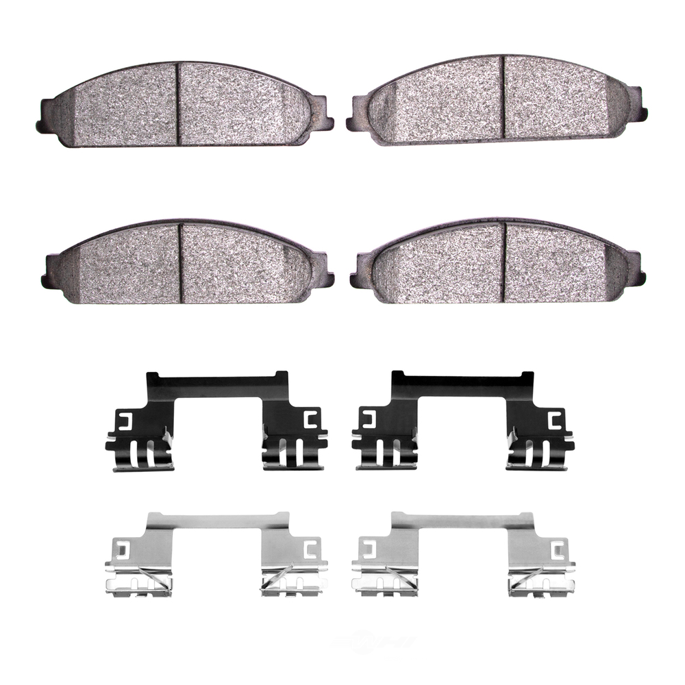 DFC - DFC 5000 Advanced Brake Pads - Ceramic and Hardware Kit (Front) - DF1 1551-1070-02