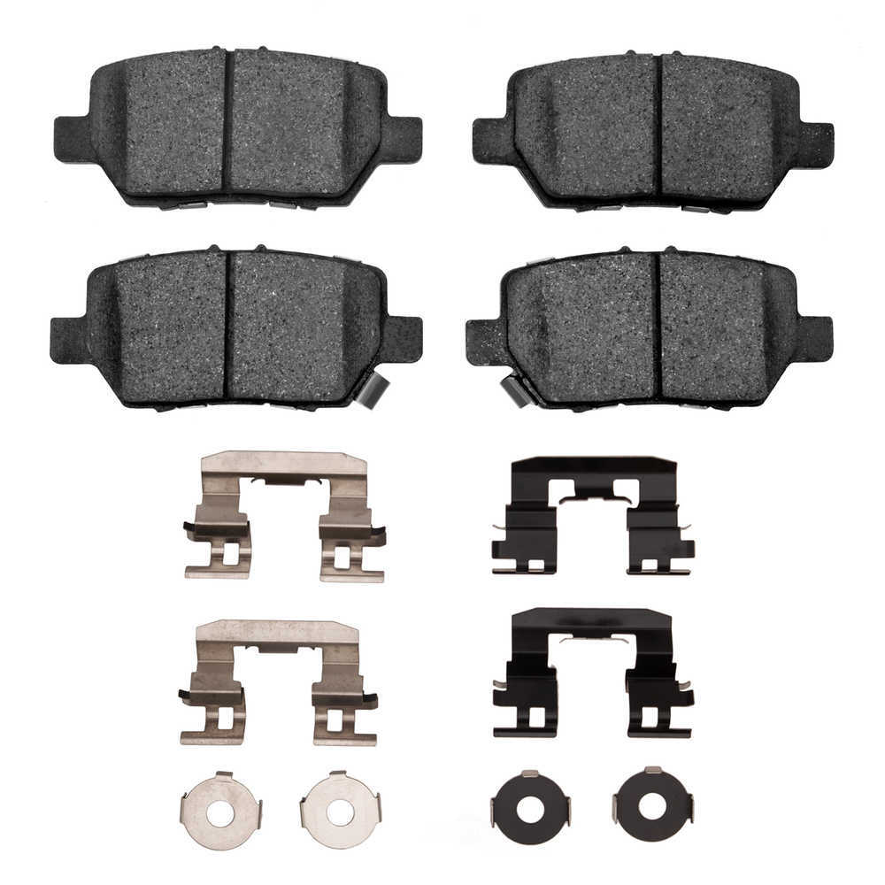 DFC - DFC 5000 Advanced Brake Pads - Ceramic and Hardware Kit (Rear) - DF1 1551-1090-01