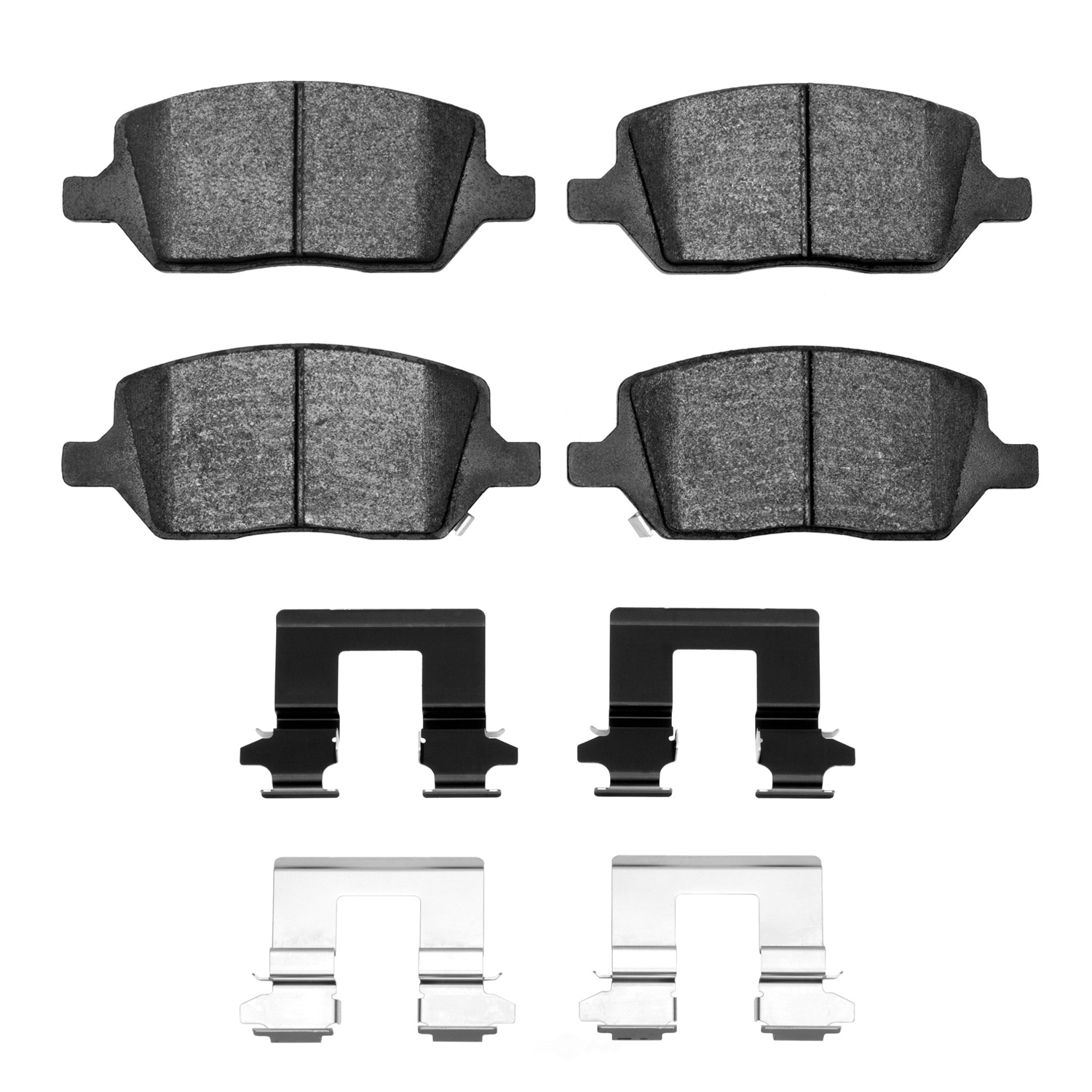 DFC - DFC 5000 Advanced Brake Pads - Ceramic and Hardware Kit (Rear) - DF1 1551-1093-01
