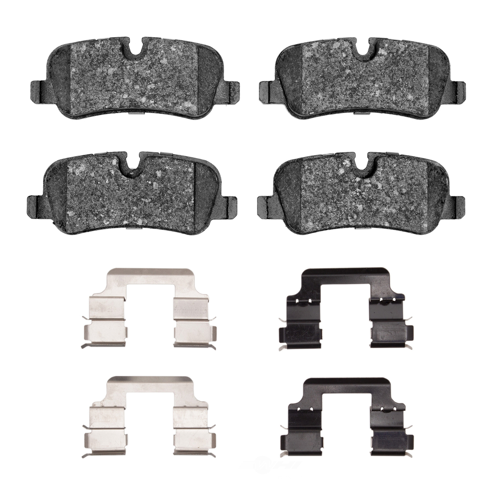 DFC - DFC 5000 Advanced Brake Pads - Low Metallic and Hardware Kit (Rear) - DF1 1551-1099-02