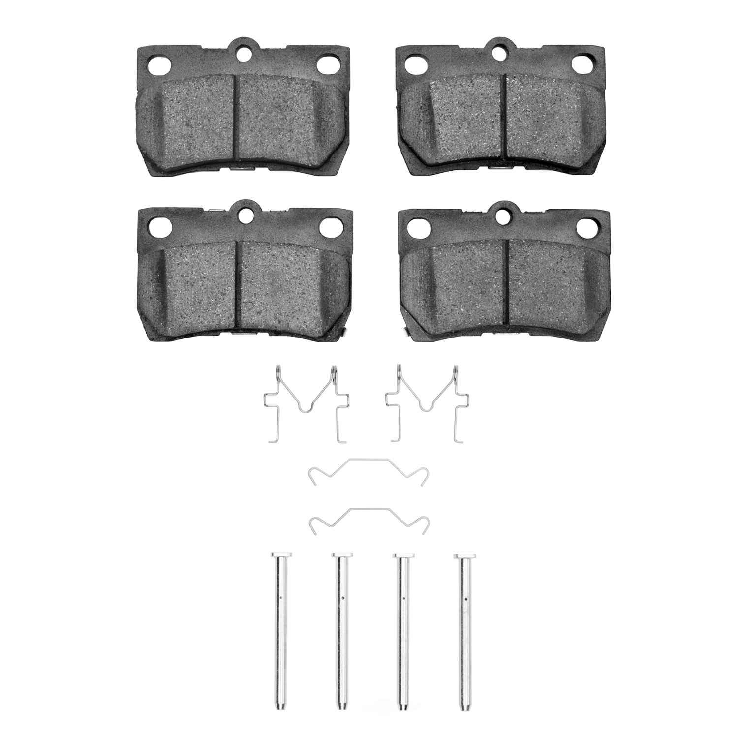 DFC - DFC 5000 Advanced Brake Pads - Ceramic and Hardware Kit (Rear) - DF1 1551-1113-01